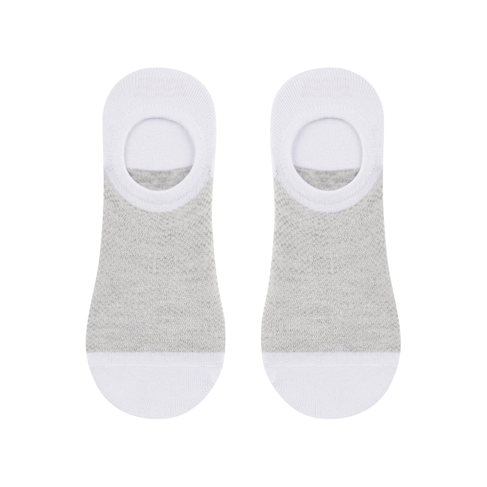 Men's Two-Tone Invisible Bamboo Foot Socks - IDENTITY Apparel Shop
