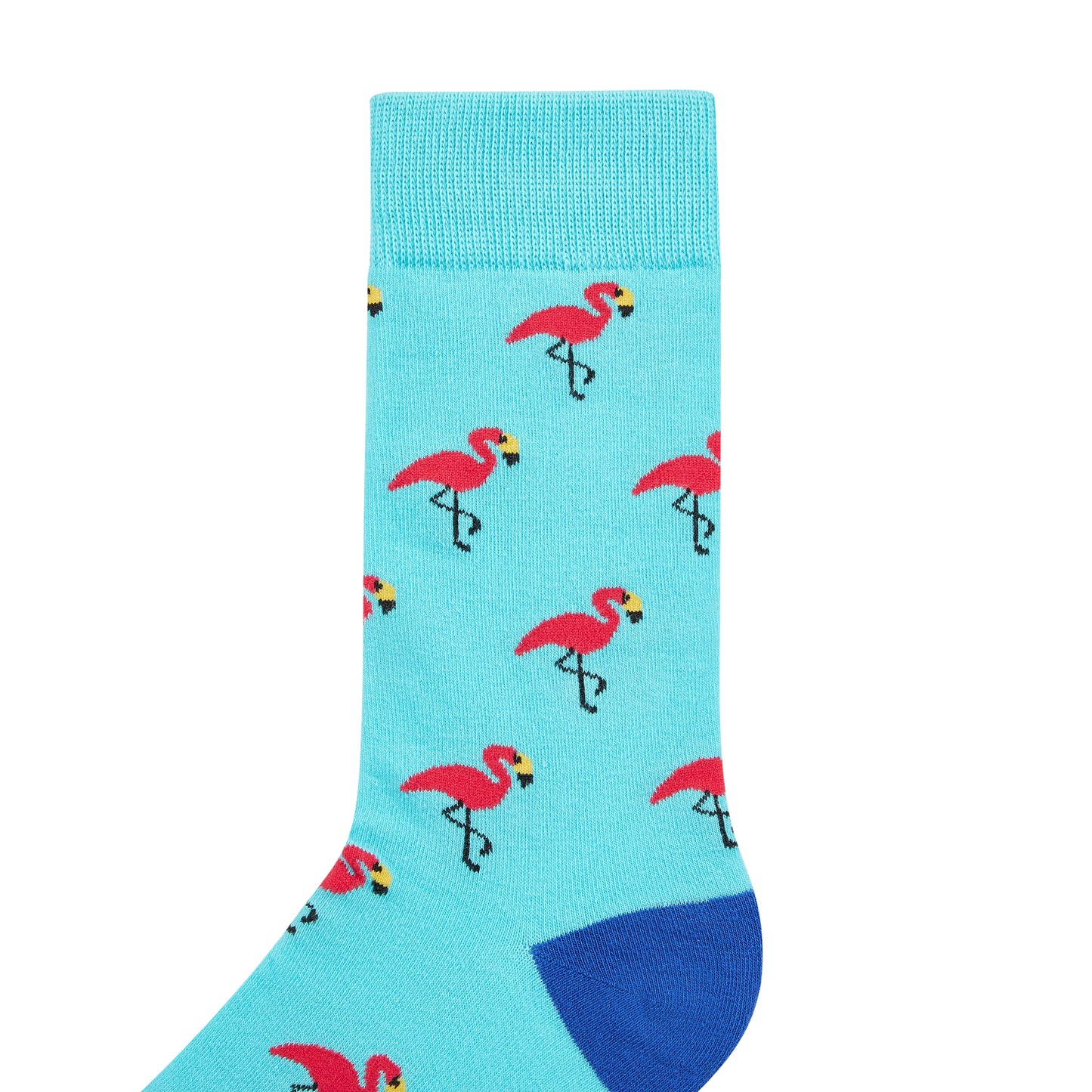 Flamingo Printed Crew Length Socks - IDENTITY Apparel Shop