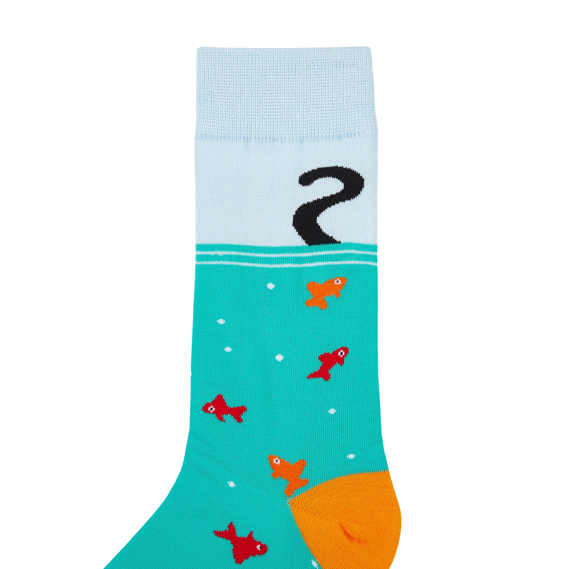 Gone Fishin' Printed Crew Length Socks - IDENTITY Apparel Shop