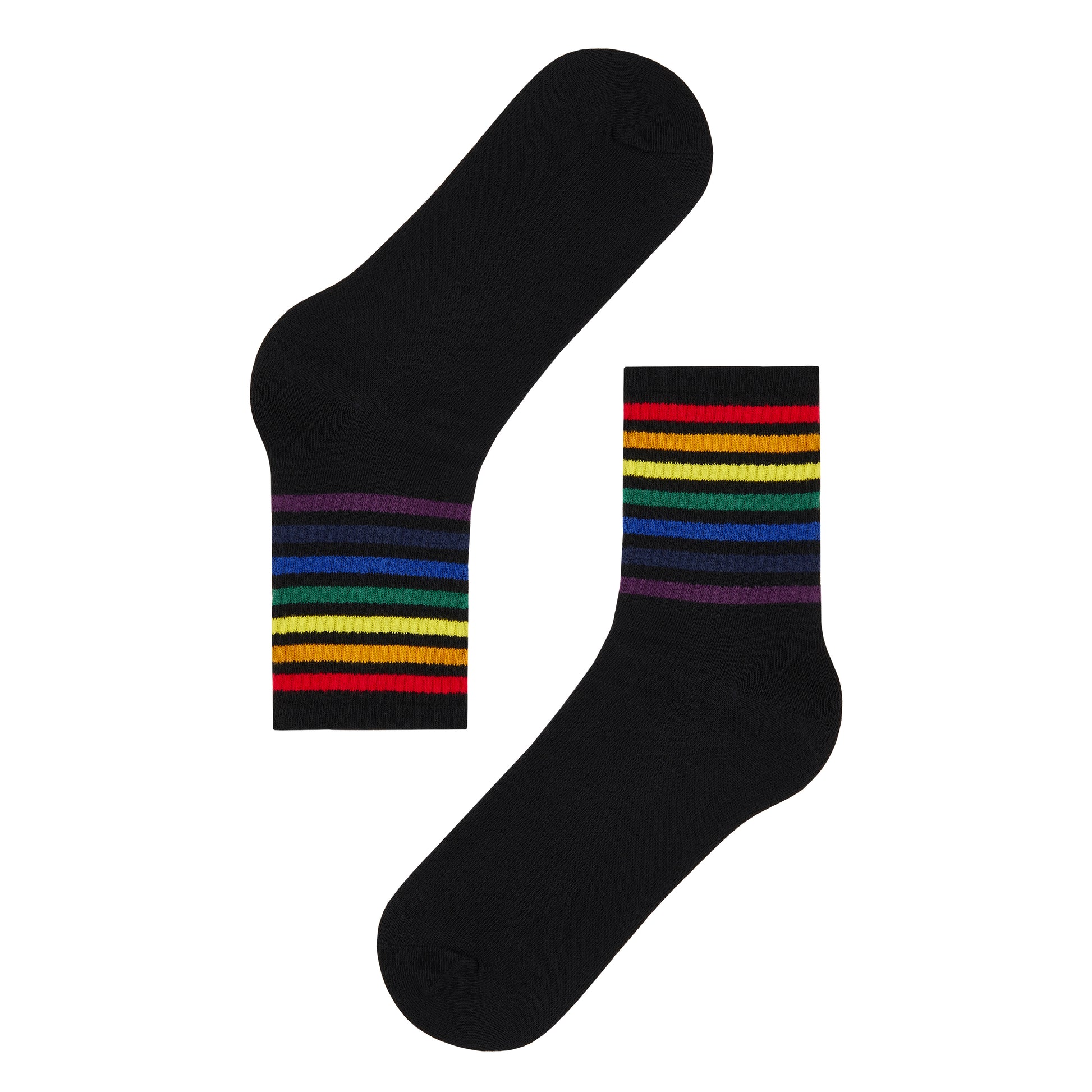 Retro Stripes Quarter Length Socks - IDENTITY Apparel Shop