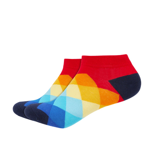Argyle Printed Ankle Socks - IDENTITY Apparel Shop
