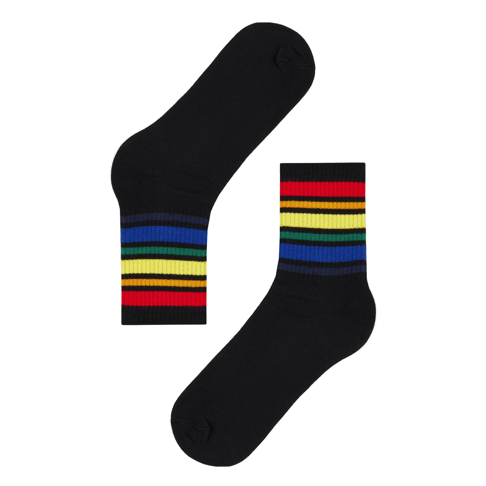 Retro Stripes Quarter Length Socks - IDENTITY Apparel Shop