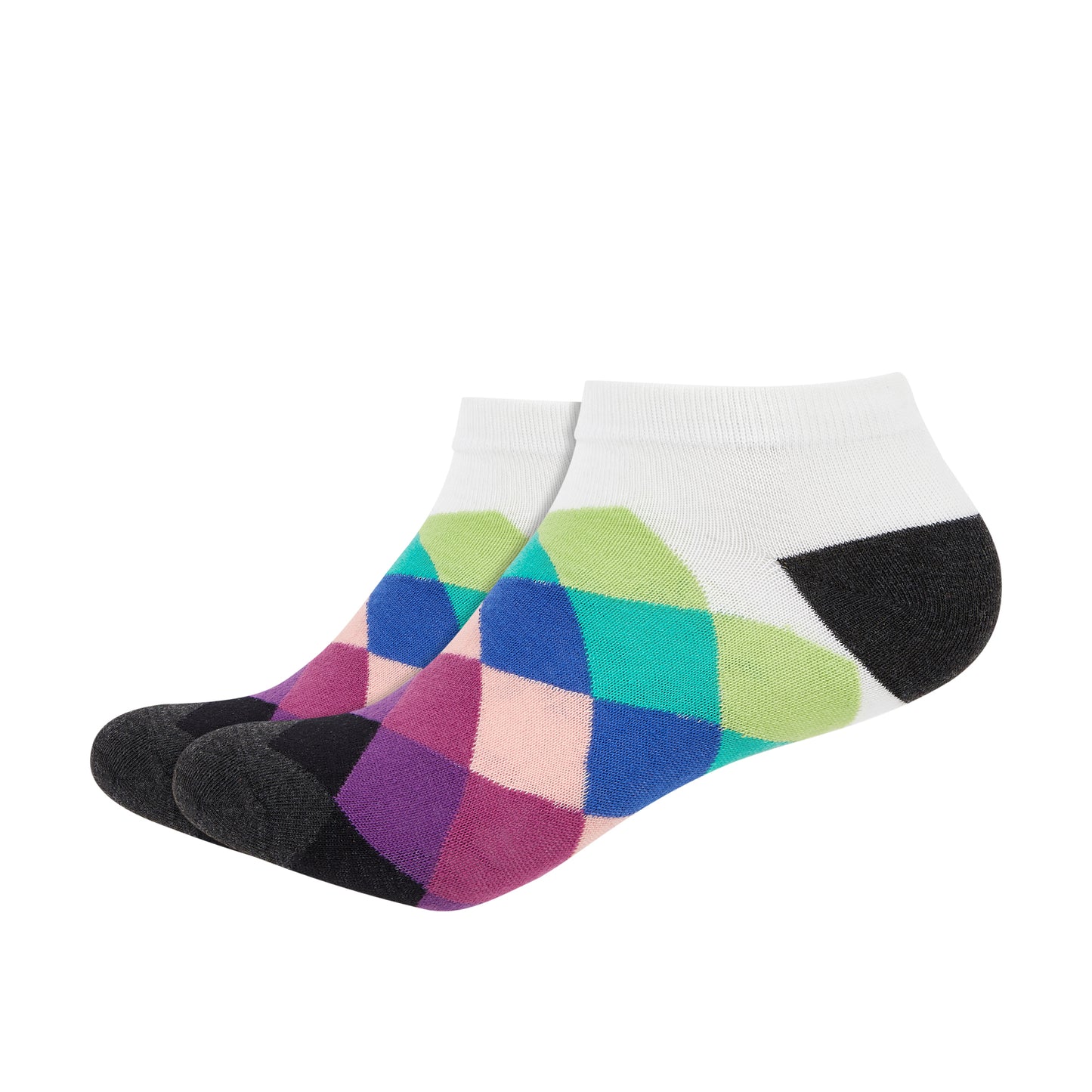 Argyle Printed Ankle Socks - IDENTITY Apparel Shop