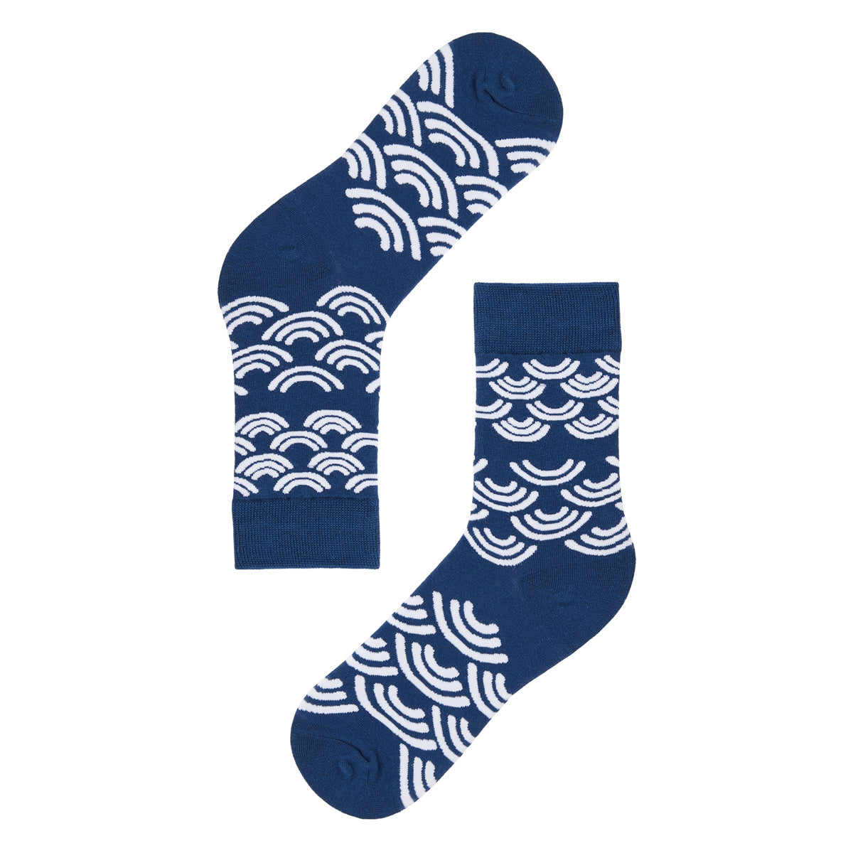 Blue Coral Printed Quarter Length Socks - IDENTITY Apparel Shop