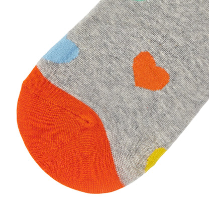 Hearts Printed Crew Length Socks - IDENTITY Apparel Shop