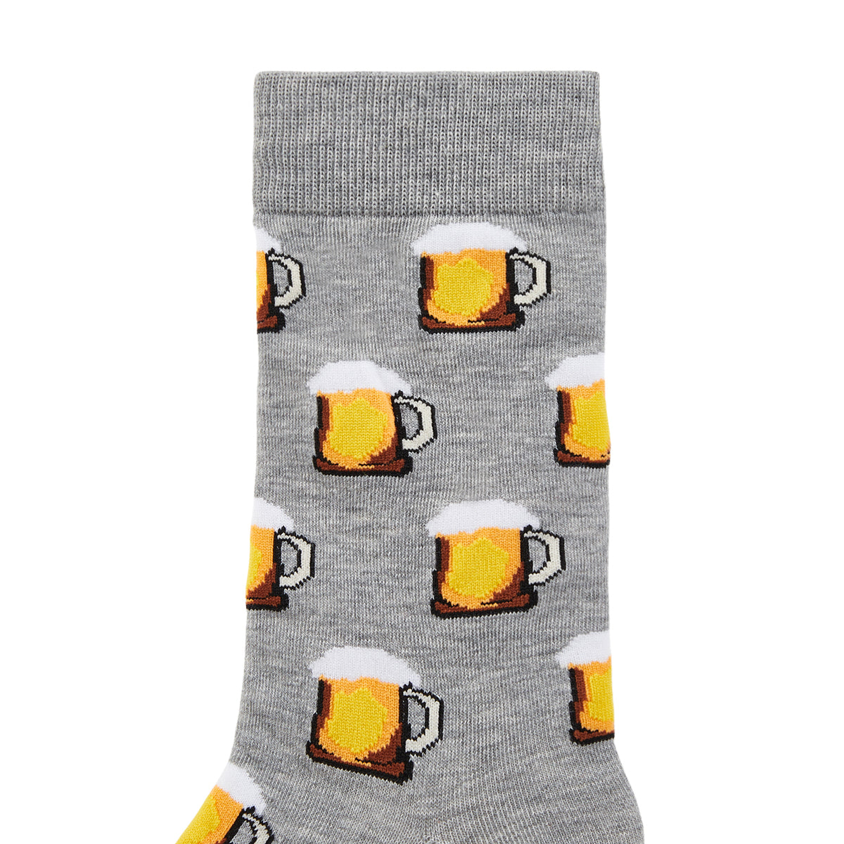 Beer Printed Crew Length Socks - IDENTITY Apparel Shop