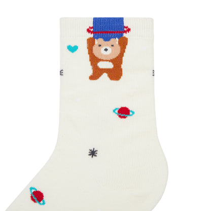 Womens Astro Series Crew Length Printed Socks - IDENTITY Apparel Shop