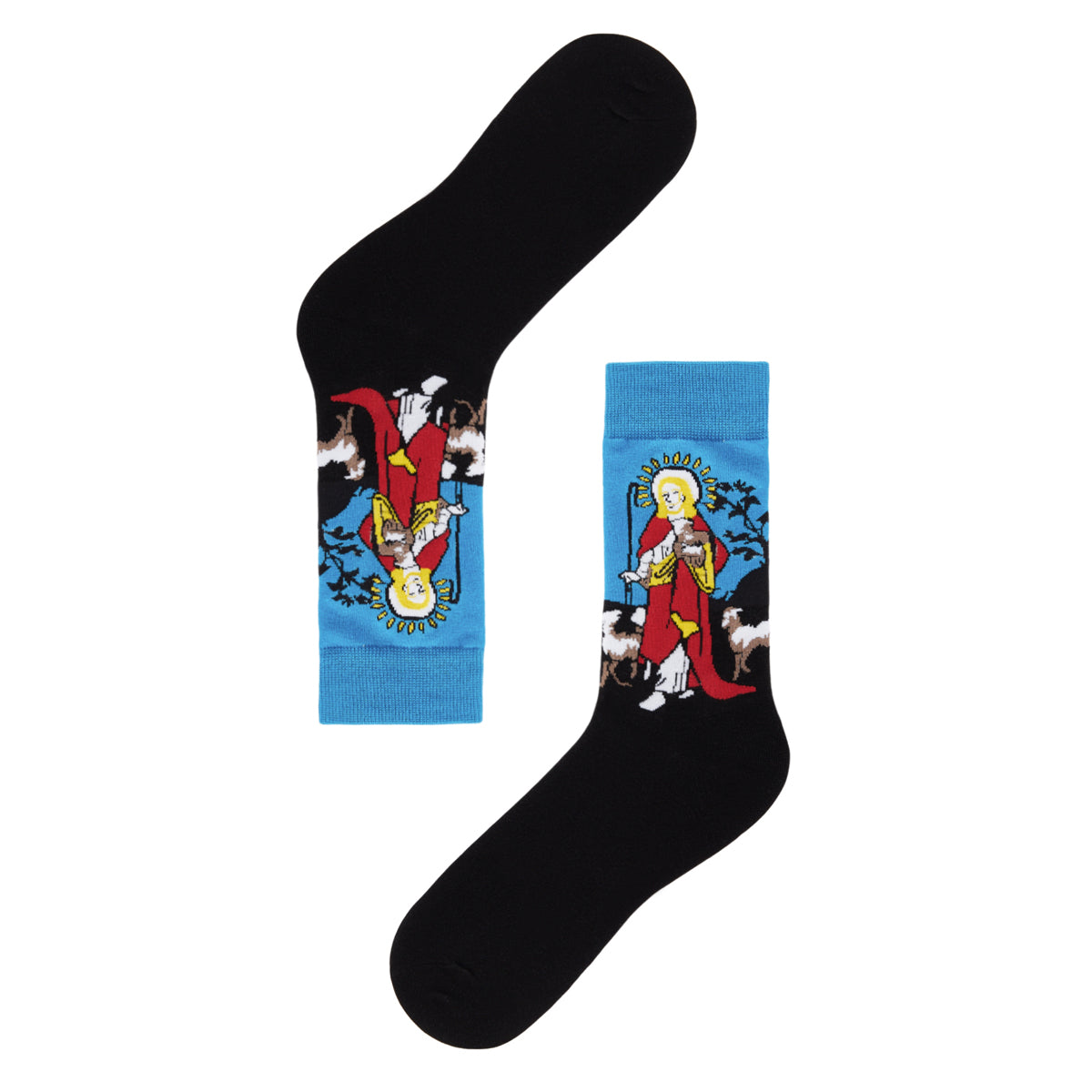 Your Saviour Printed Crew Length Socks - IDENTITY Apparel Shop