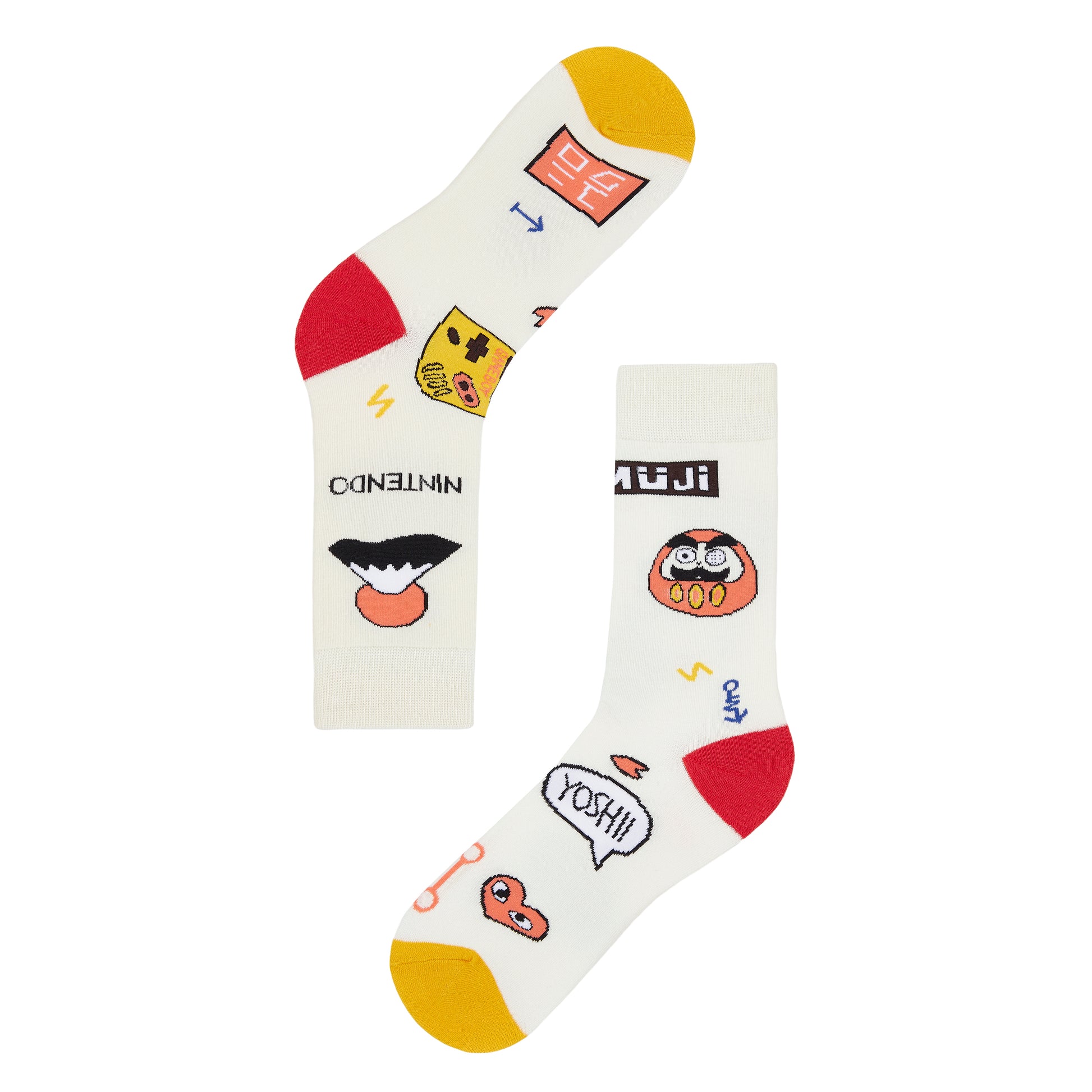 Shinjuku Printed Crew Length Socks - IDENTITY Apparel Shop