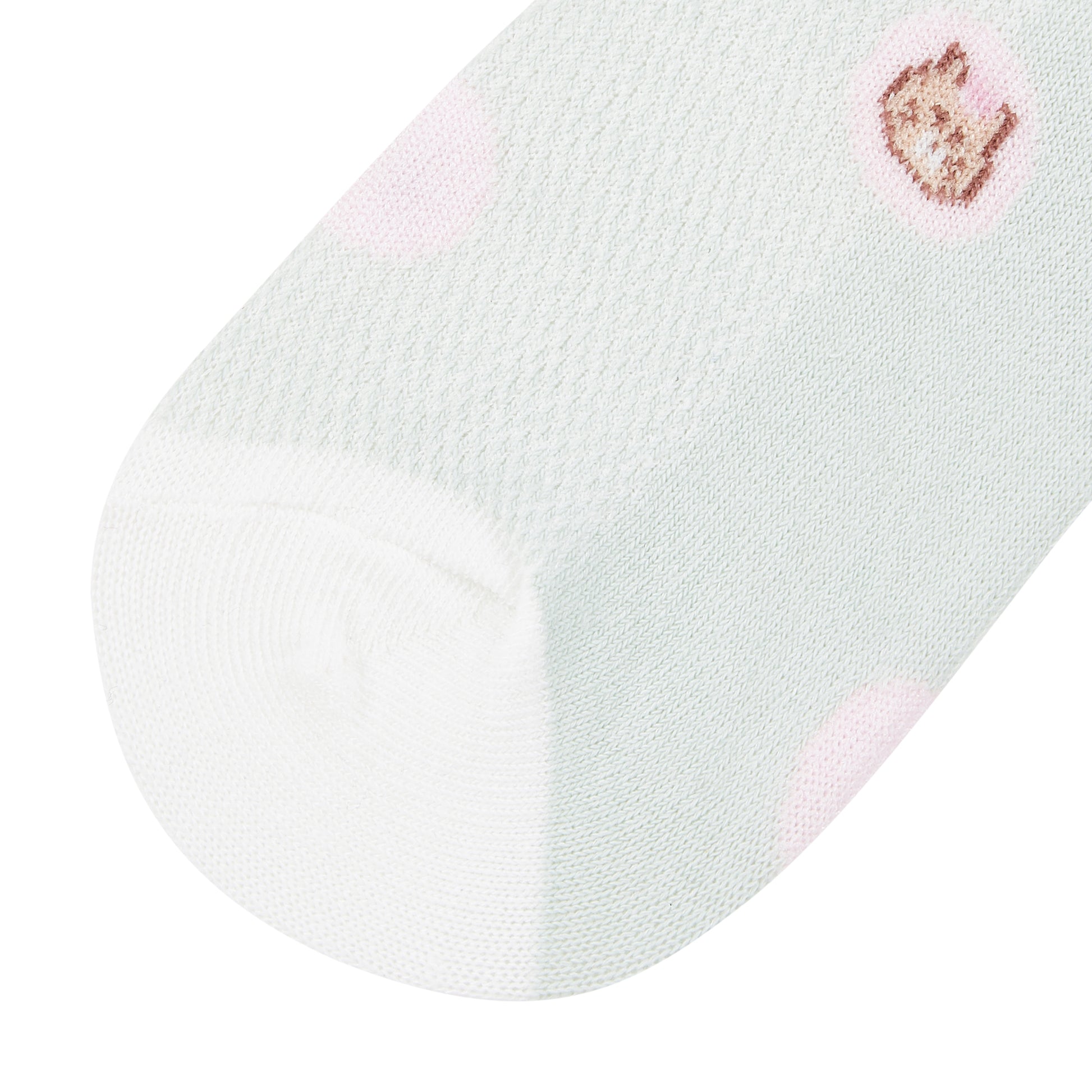 IDENTITY Ladies Mint Green Ankle Length Socks with Cat Pixel Print - IDENTITY Apparel Shop