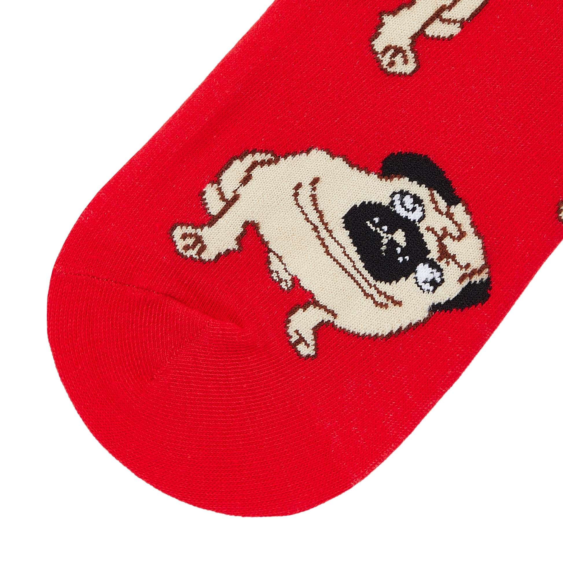 Pug Printed Crew Length Socks - IDENTITY Apparel Shop