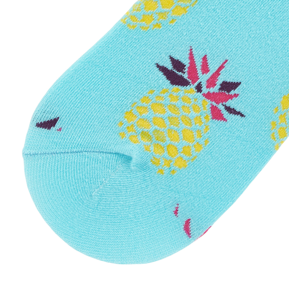 Pineapple Printed Crew Length Socks - IDENTITY Apparel Shop