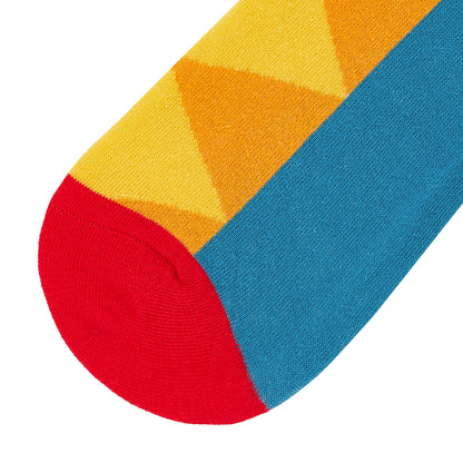 Shapes Printed Crew Length Socks - IDENTITY Apparel Shop