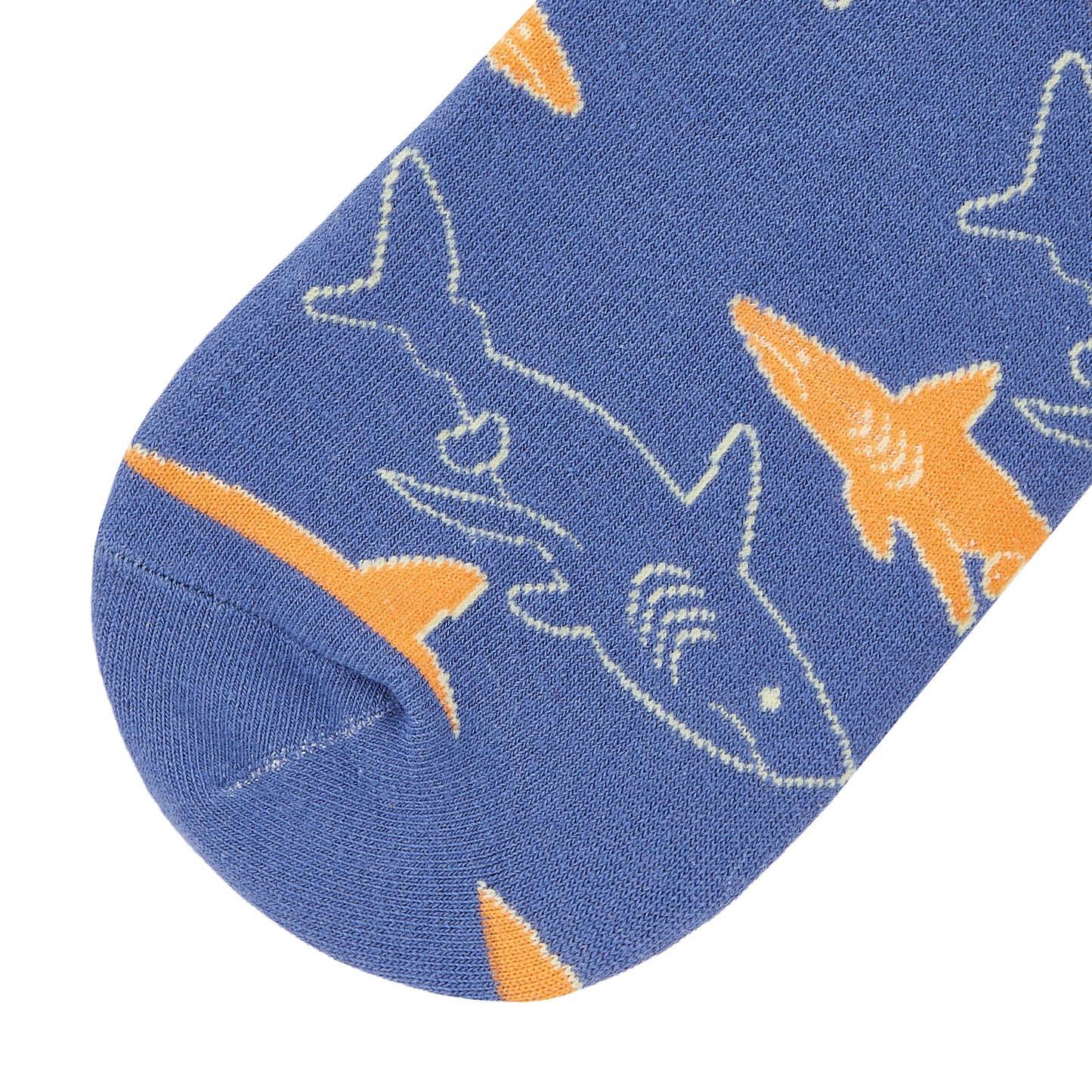 Shark Printed Crew Length Socks - IDENTITY Apparel Shop