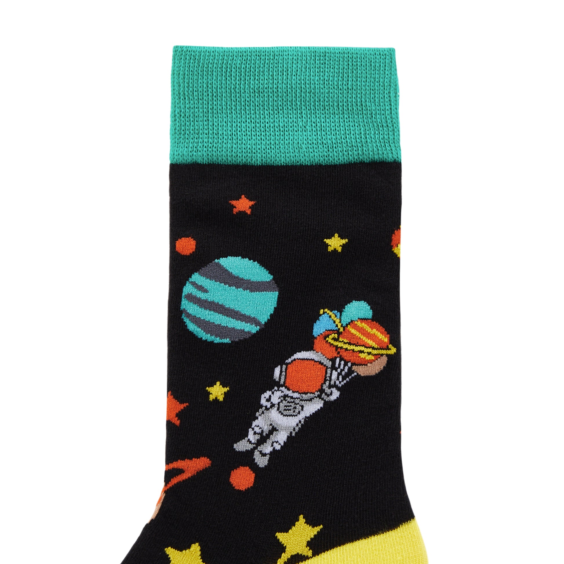 Space Explorer Printed Crew Length Socks - IDENTITY Apparel Shop