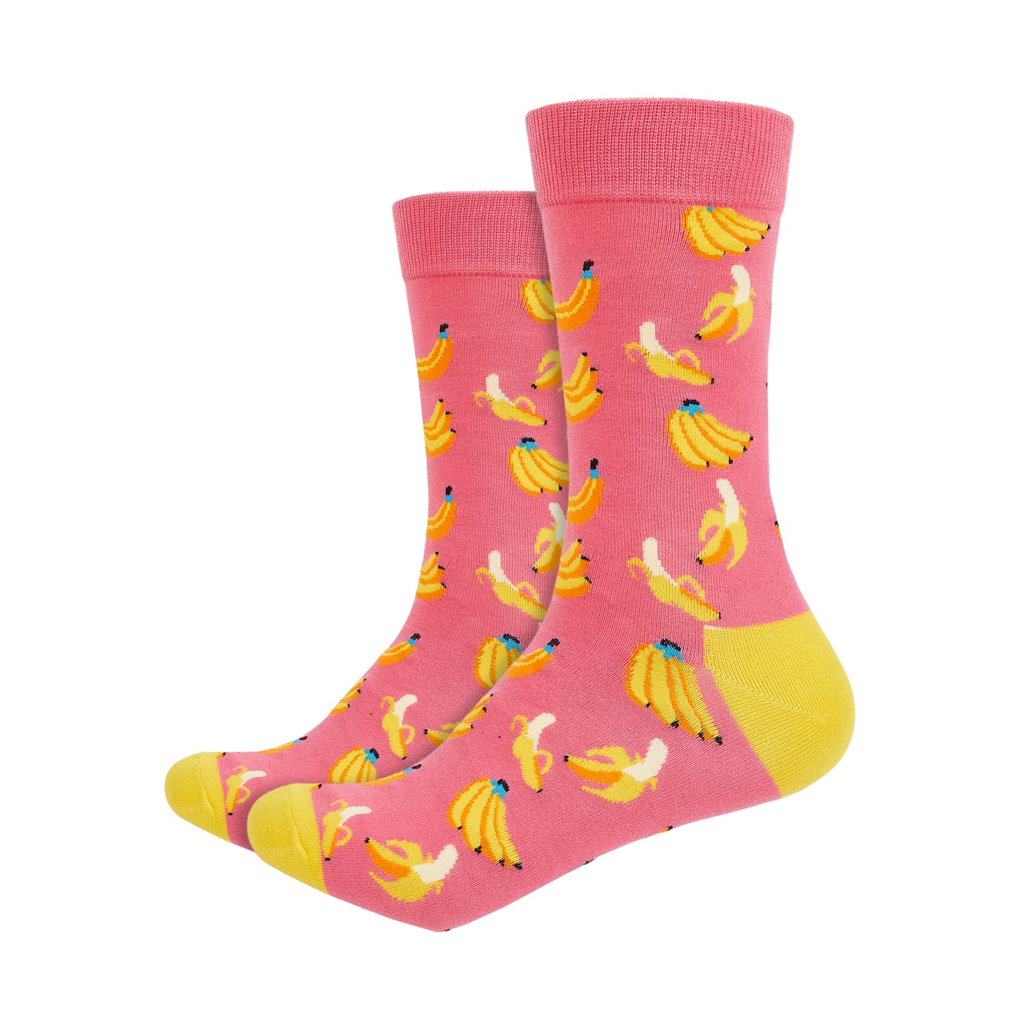 Yellow Banana Printed Mid-Calf Length Socks - IDENTITY Apparel Shop
