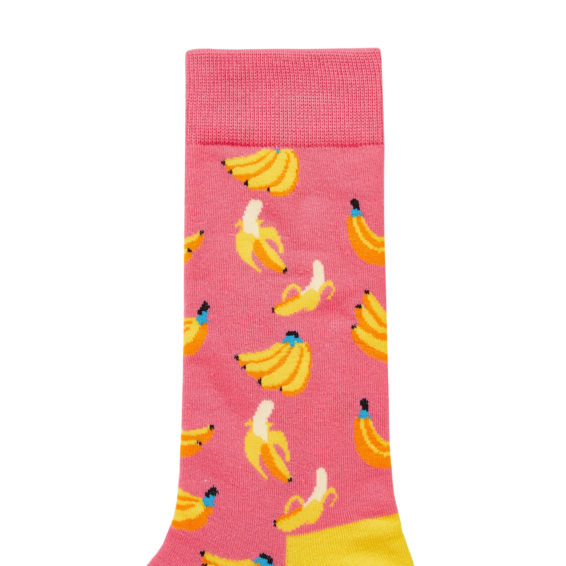 Yellow Banana Printed Mid-Calf Length Socks - IDENTITY Apparel Shop