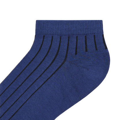 Striped Ankle Length Cotton Socks - IDENTITY Apparel Shop