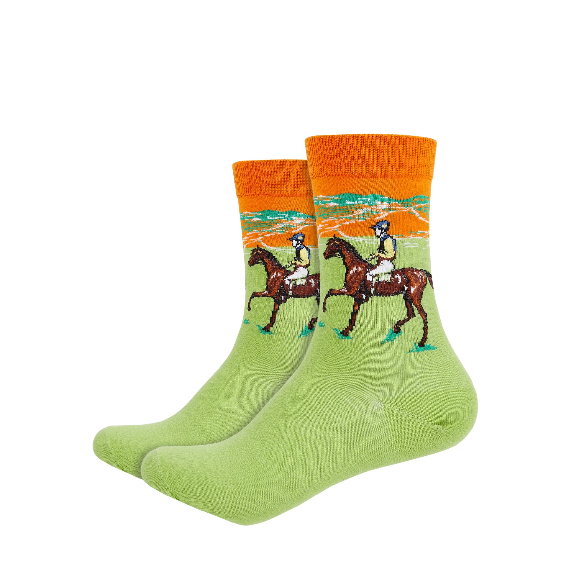 Degas Horses Printed Quarter Length Socks - IDENTITY Apparel Shop