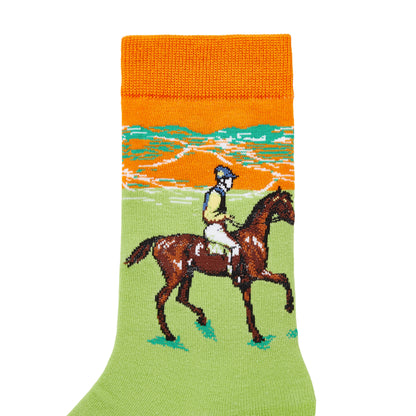 Degas Horses Printed Quarter Length Socks - IDENTITY Apparel Shop