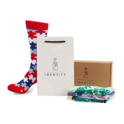 IDENTITY - Daily Grind Box of Socks Gift Set - 6 Pairs - IDENTITY Apparel Shop
