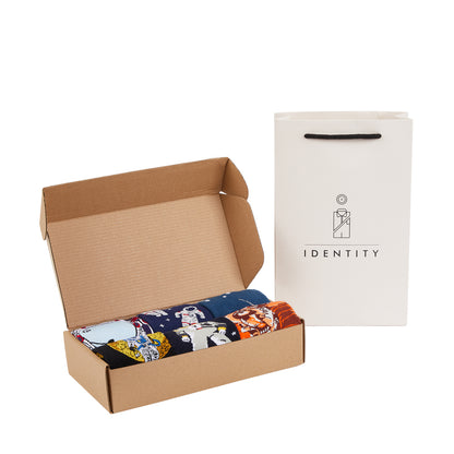 IDENTITY - Space Cowboy Box of Socks Gift Set - 6 Pairs - IDENTITY Apparel Shop