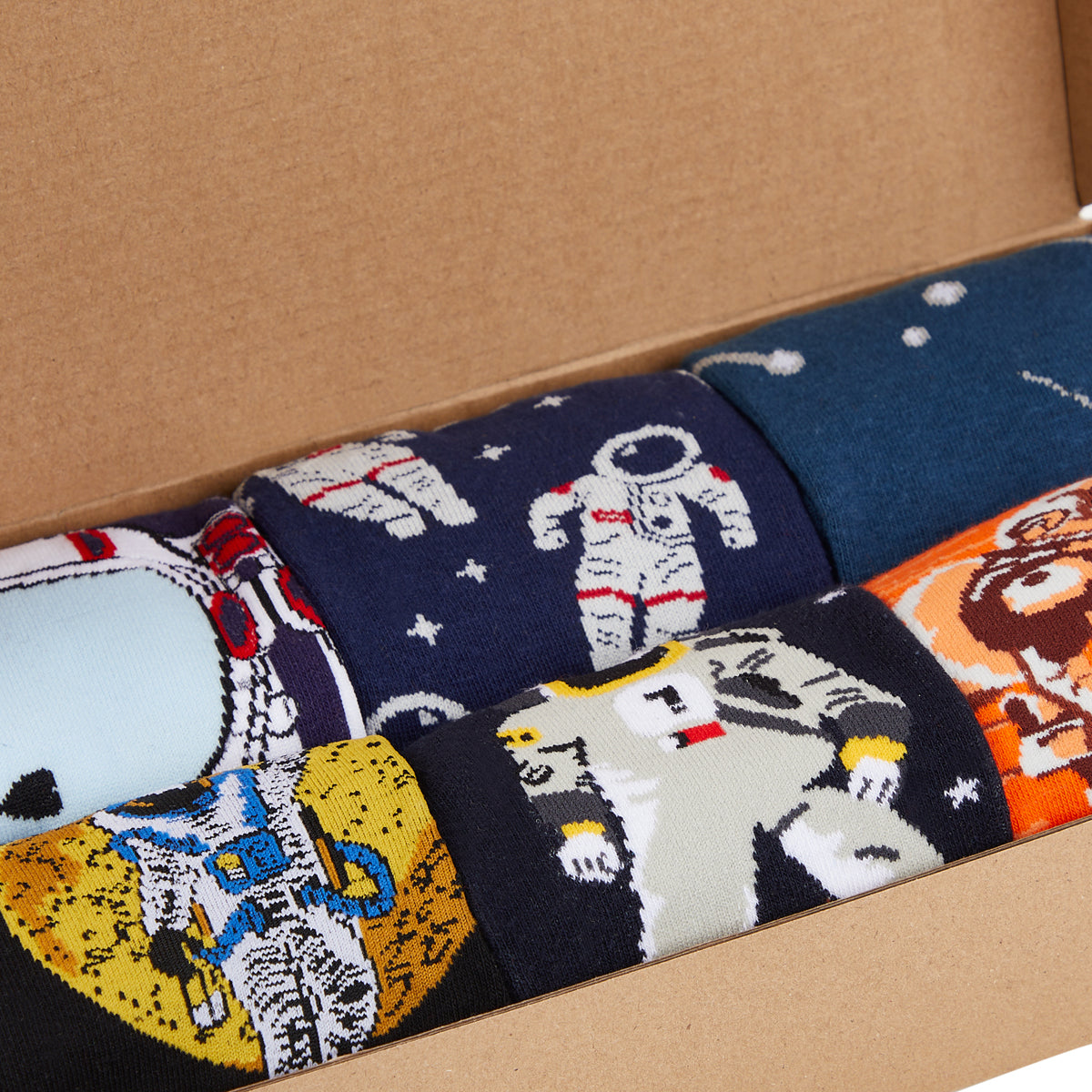 IDENTITY - Space Cowboy Box of Socks Gift Set - 6 Pairs - IDENTITY Apparel Shop