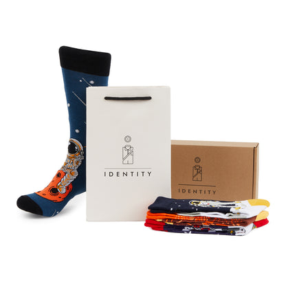 IDENTITY - Space Cowboy Box of Socks Gift Set - 6 Pairs - IDENTITY Apparel Shop