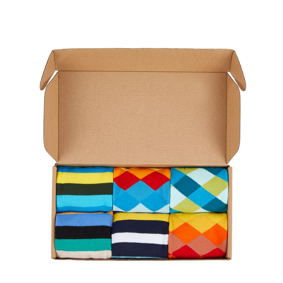 IDENTITY - Argyle Box of Socks Gift Set - 6 Pairs - IDENTITY Apparel Shop