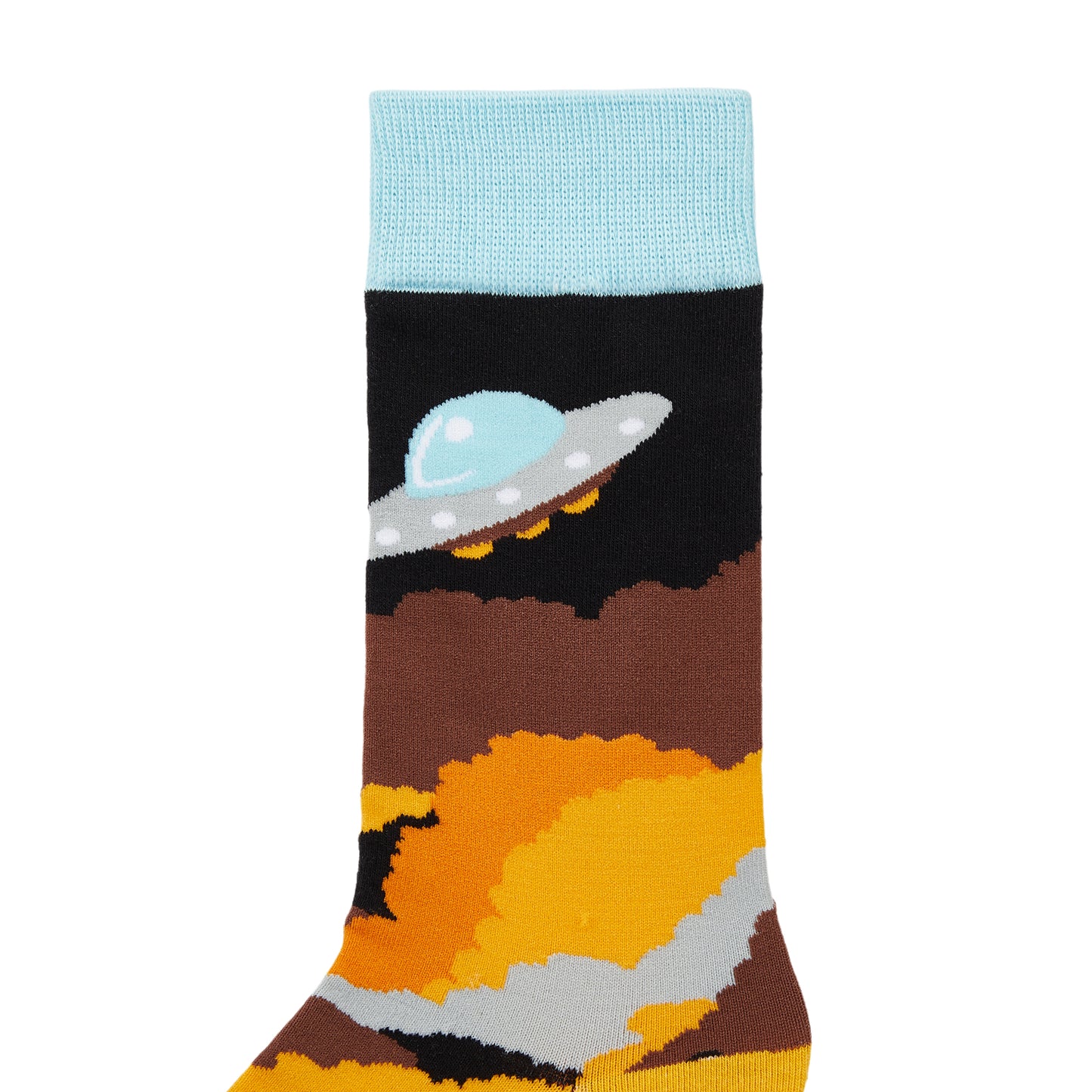 UFO Printed Crew Length Socks - IDENTITY Apparel Shop