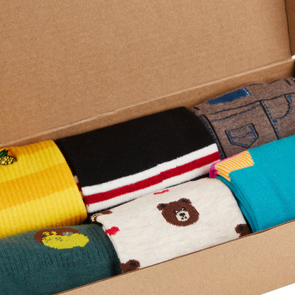 IDENTITY - Random Box of Socks (6 Pairs) - IDENTITY Apparel Shop