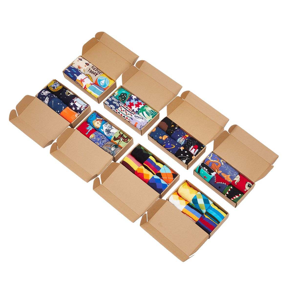IDENTITY - Space Cowboy Box of Socks Gift Set - 6 Pairs - IDENTITY Apparel Shop