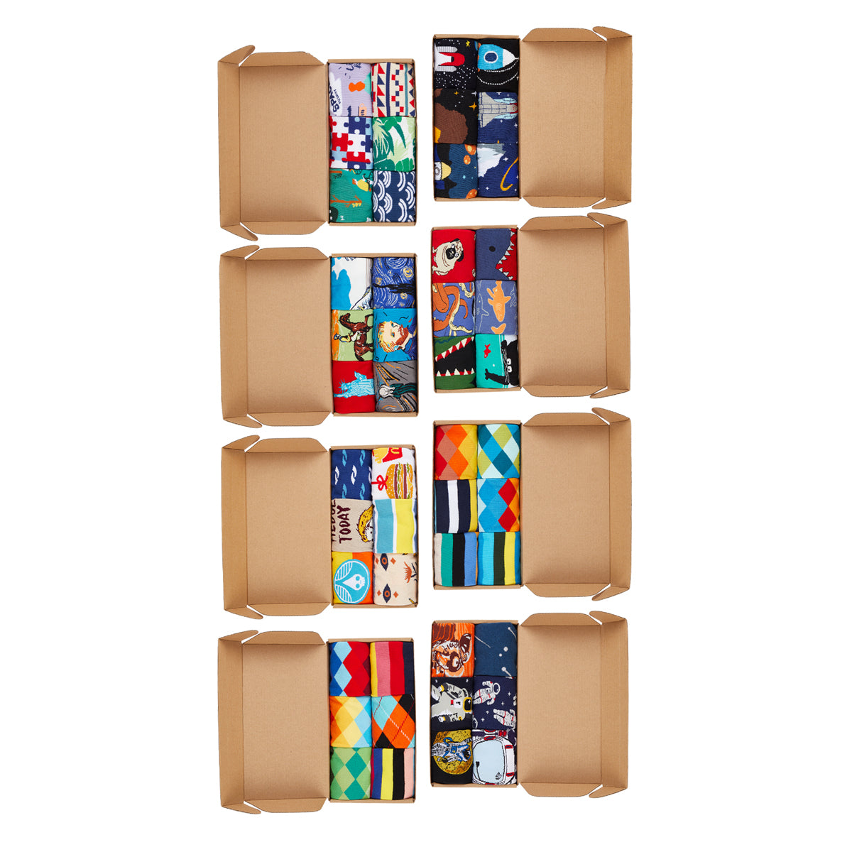 Animal Kingdom Box of Socks Gift Set - 6 Pairs - IDENTITY Apparel Shop