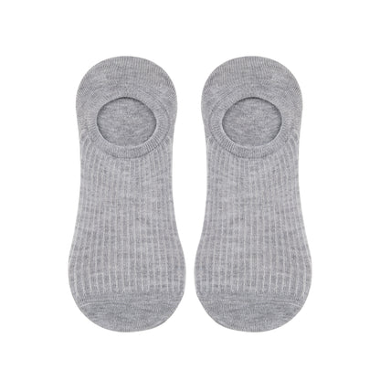 Men's Plain Colored Striped Invisible Foot Socks - IDENTITY Apparel Shop