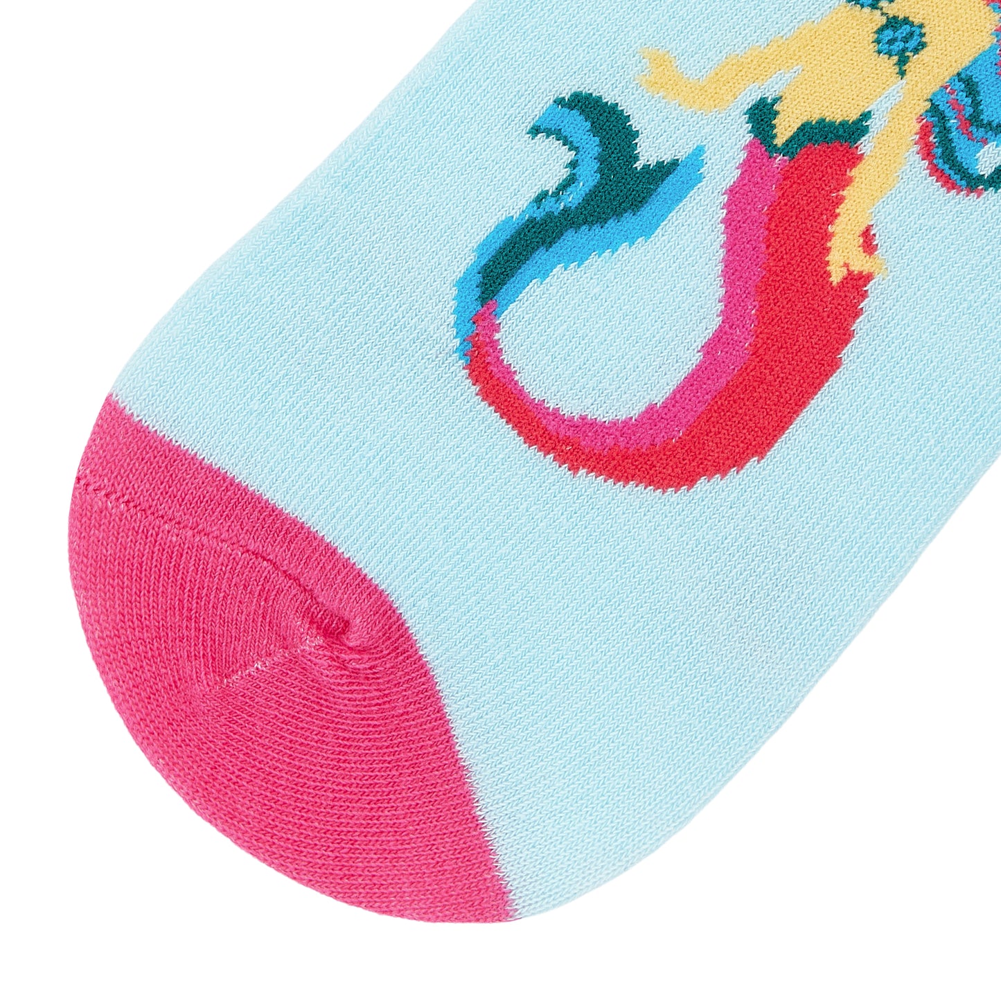 Sea Horse Printed Crew Length Socks - IDENTITY Apparel Shop