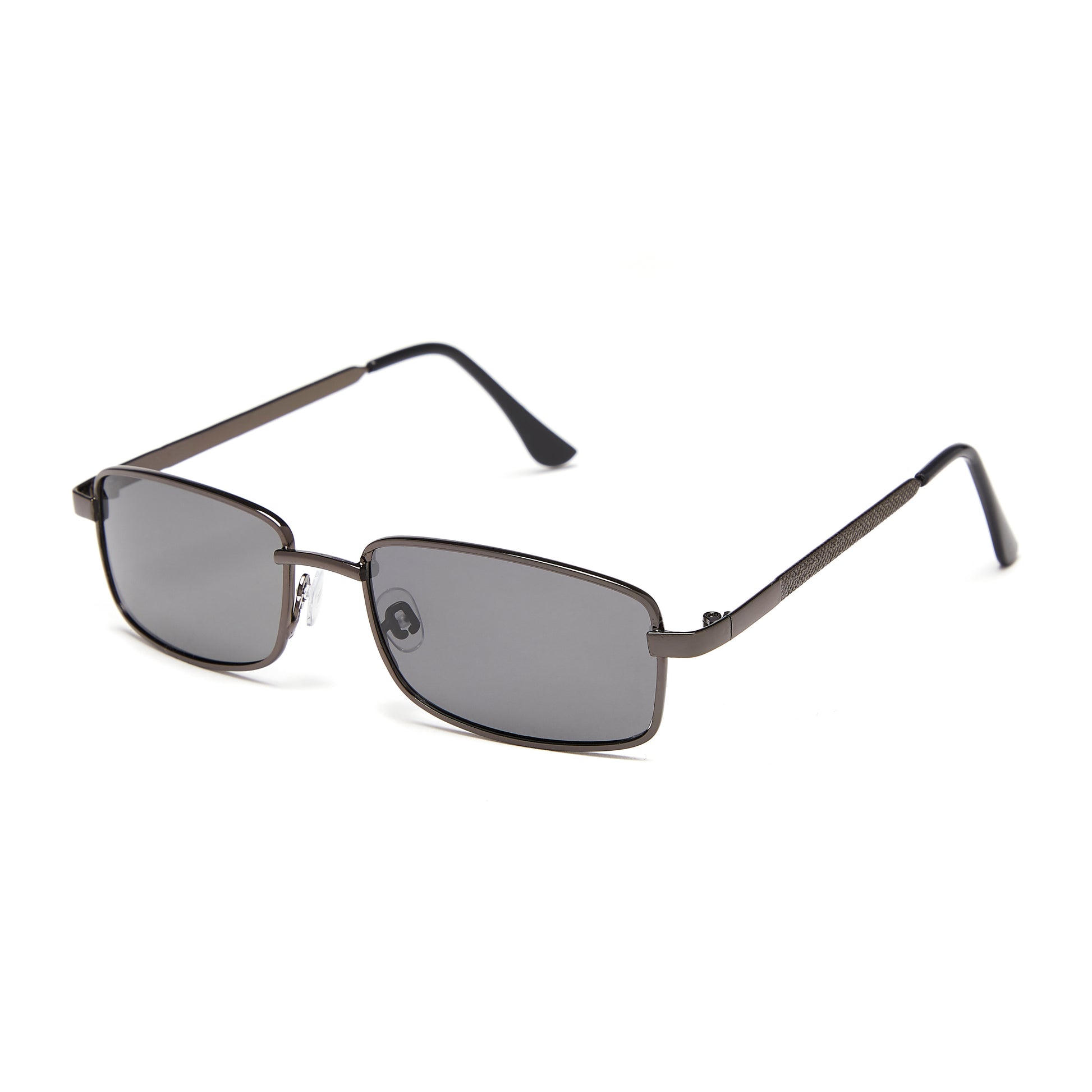 Buy POLARIZED Rectangular Sunglasses Man Metal Black Frame Black