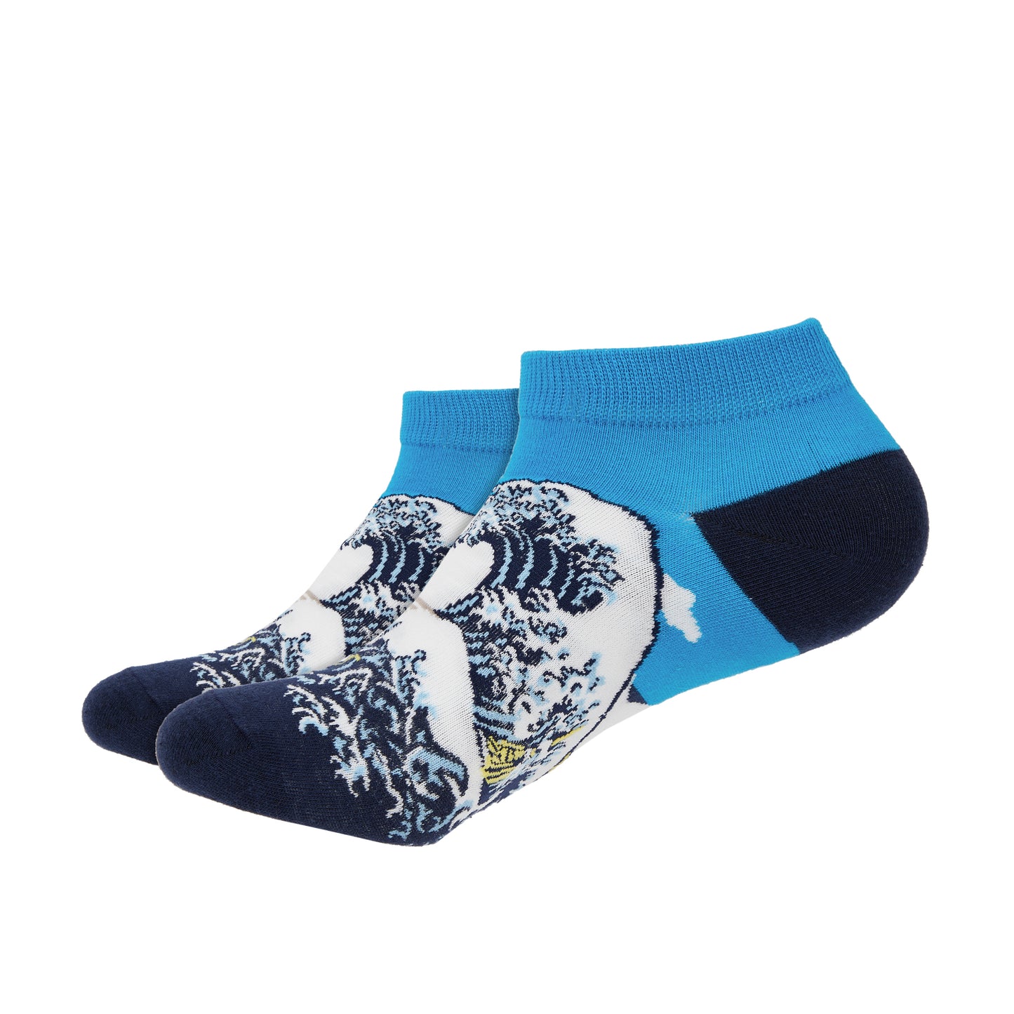 The Great Wave Off Kanagawa Printed Ankle Socks - IDENTITY Apparel Shop