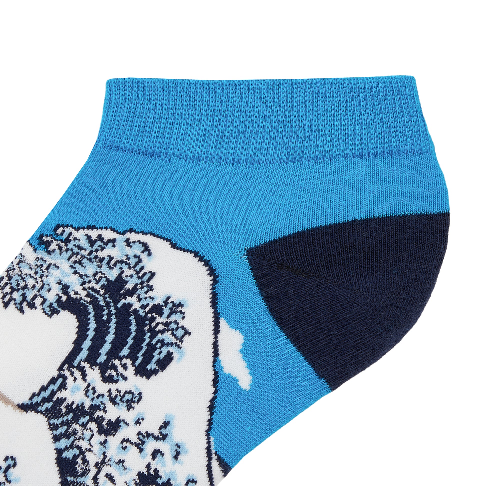 The Great Wave Off Kanagawa Printed Ankle Socks - IDENTITY Apparel Shop
