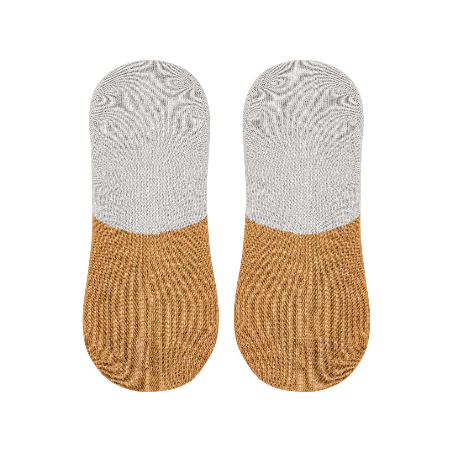 Men's Two-Tone Colored Invisible Foot Socks - IDENTITY Apparel Shop