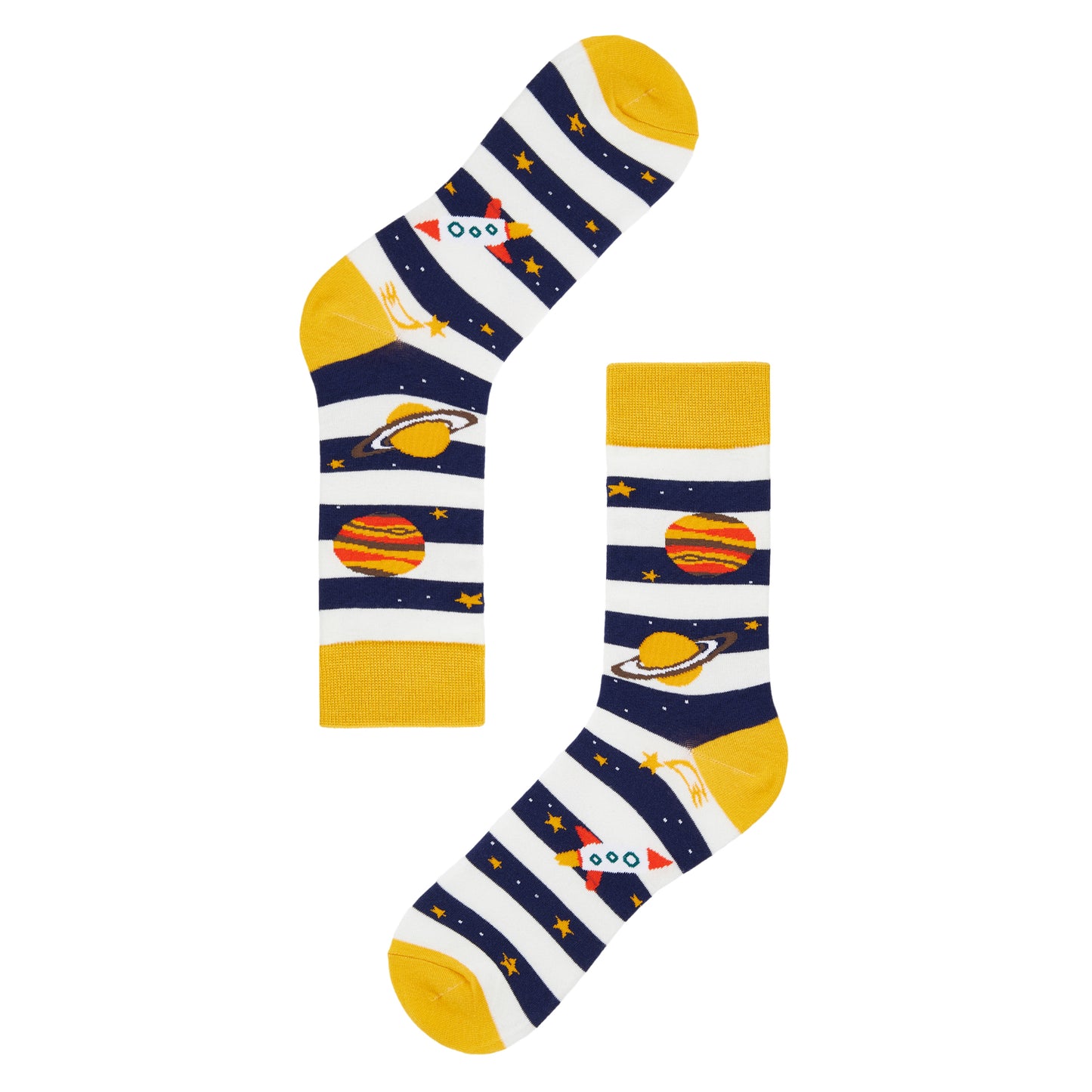 The Great Conjunction Printed Crew Length Socks - IDENTITY Apparel Shop