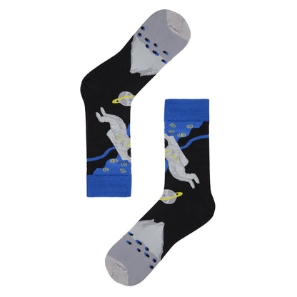 Starry Space Printed Mid-Calf Length Socks - IDENTITY Apparel Shop