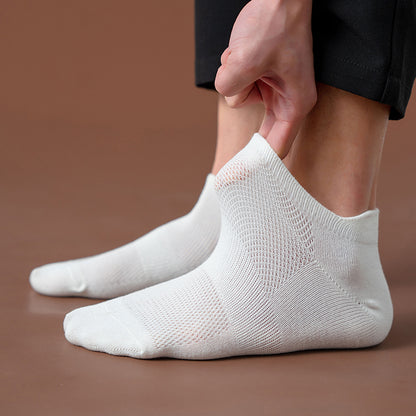 Plain Ankle Length Cotton Socks with Heel tab - IDENTITY Apparel Shop