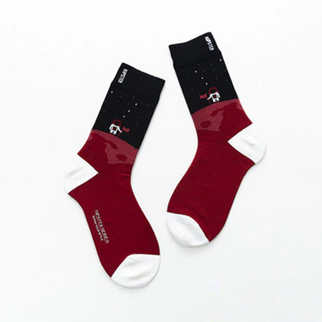 The Great Void Series Quarter Length Socks - Red - IDENTITY Apparel Shop