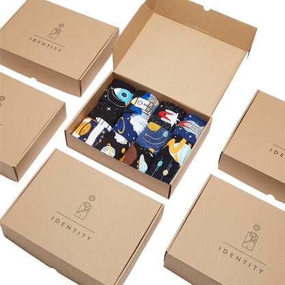 Intergalactic Box of Socks Gift Set - 12 Pairs - IDENTITY Apparel Shop