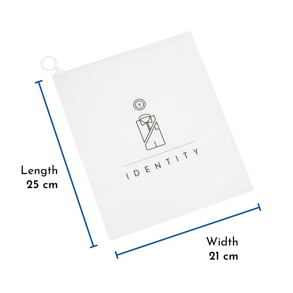 Single Clear Poly Bag for Gifting - IDENTITY Apparel Shop