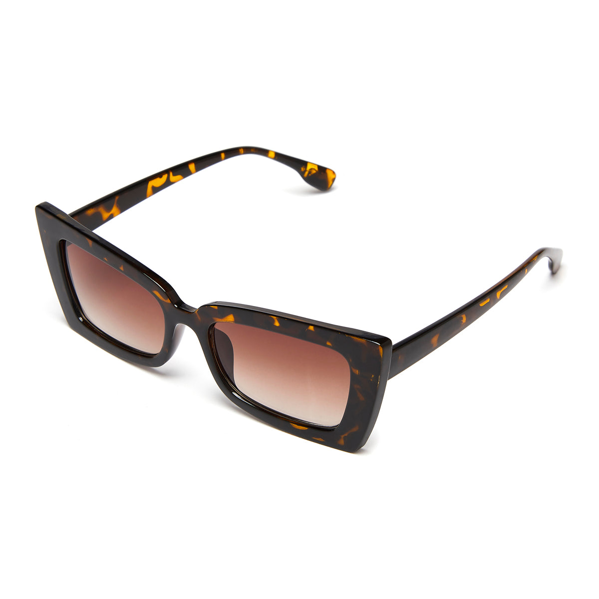 KYLIE (Size 55) UV-Protected Rectangular Cat-Eye Womens Sunglasses - IDENTITY Apparel Shop
