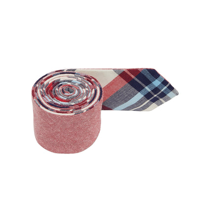 Berryflush Reversible Cotton Necktie - IDENTITY Apparel Shop