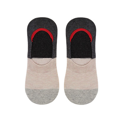 Men's Two-Tone Colored Invisible Boat Socks - IDENTITY Apparel Shop