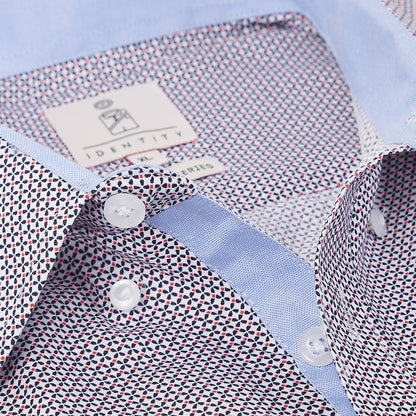 K1397 Mens REGULAR FIT Heritage Prints Button Down Short Sleeve Shirt - IDENTITY Apparel Shop