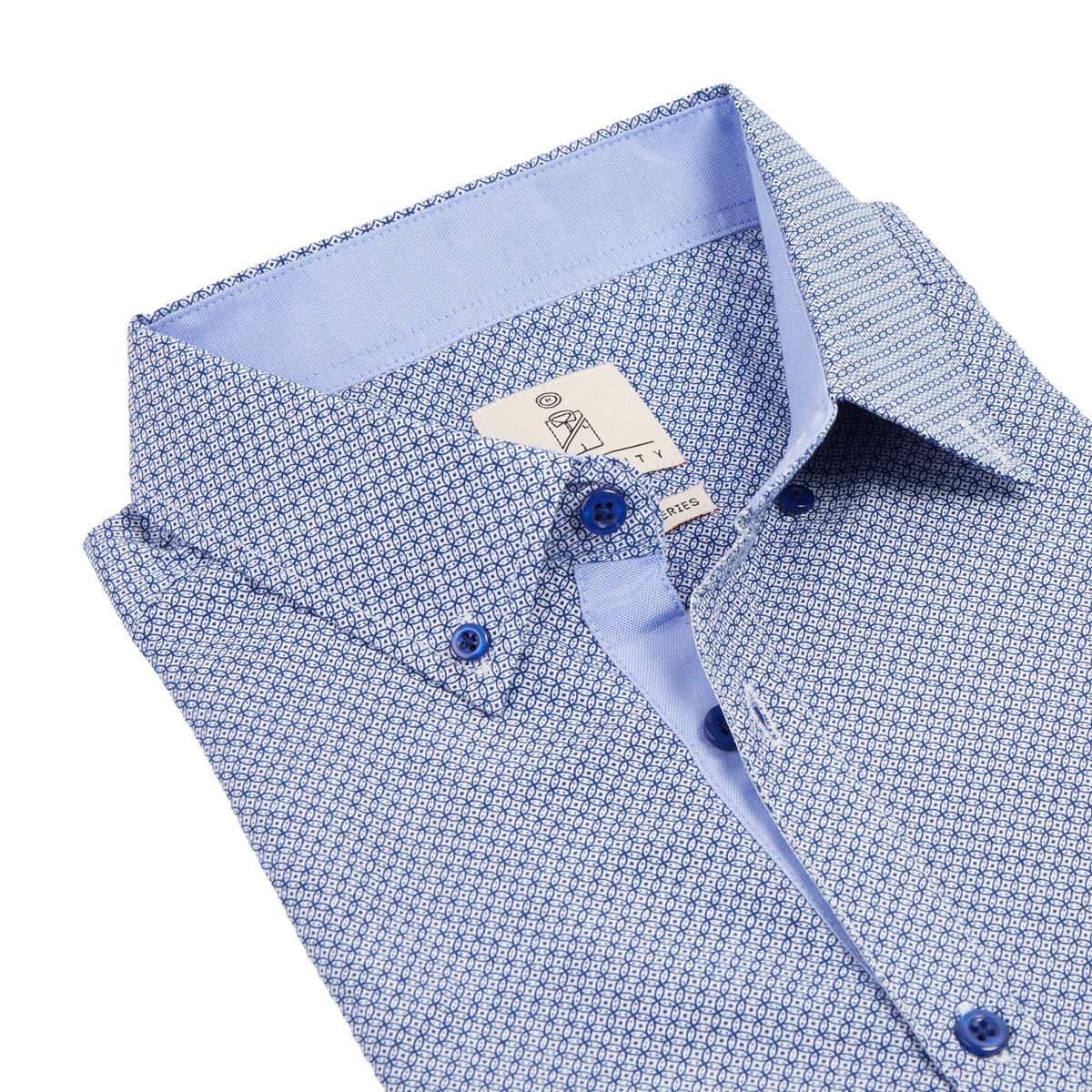 K1516 Mens REGULAR FIT Heritage Prints Button Down Short Sleeve Shirt - IDENTITY Apparel Shop